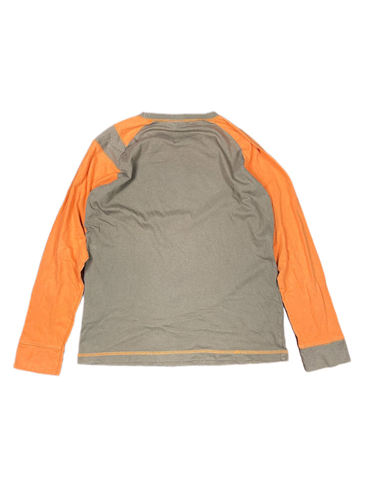 Y2k Rip Curl Longsleeve Brown Orange - XS