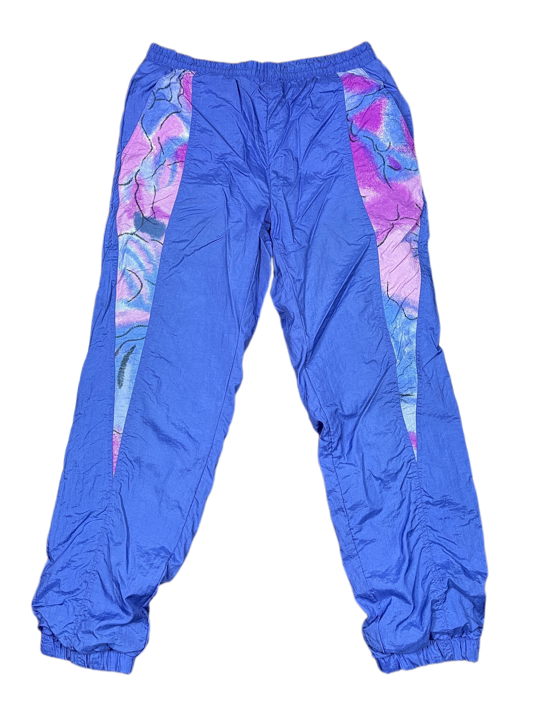 Vintage Sportino Sport Pants Blue Purple - M