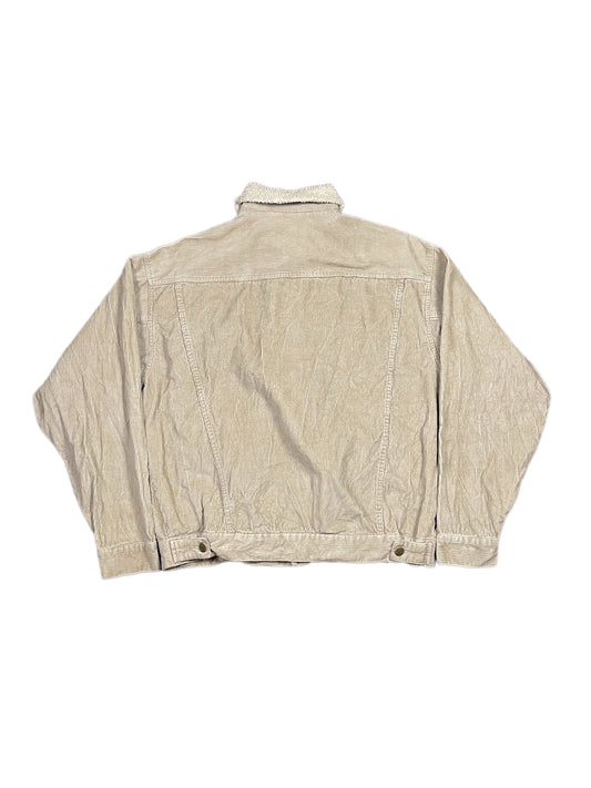 Vintage Corduroy Jacket Beige - M
