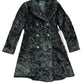 Y2k Benetton Fake Fur Coat Black - M