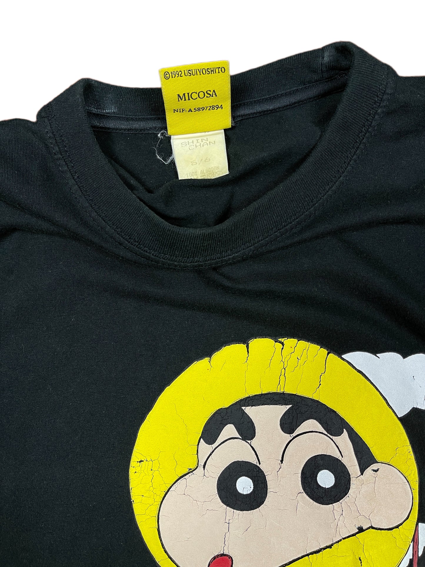 Vintage Chin Chan 1992 T-Shirt Black - S