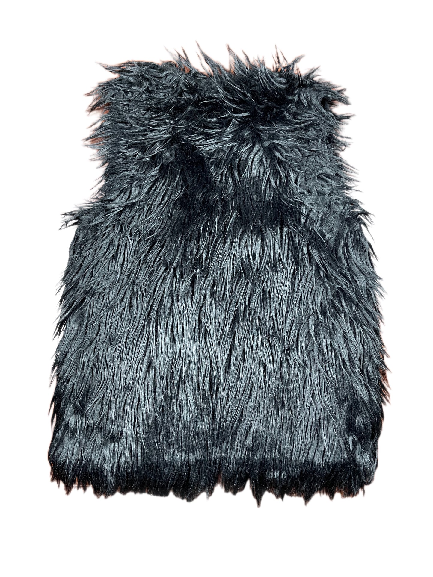 Boohoo Faux Fur Vest Black - M