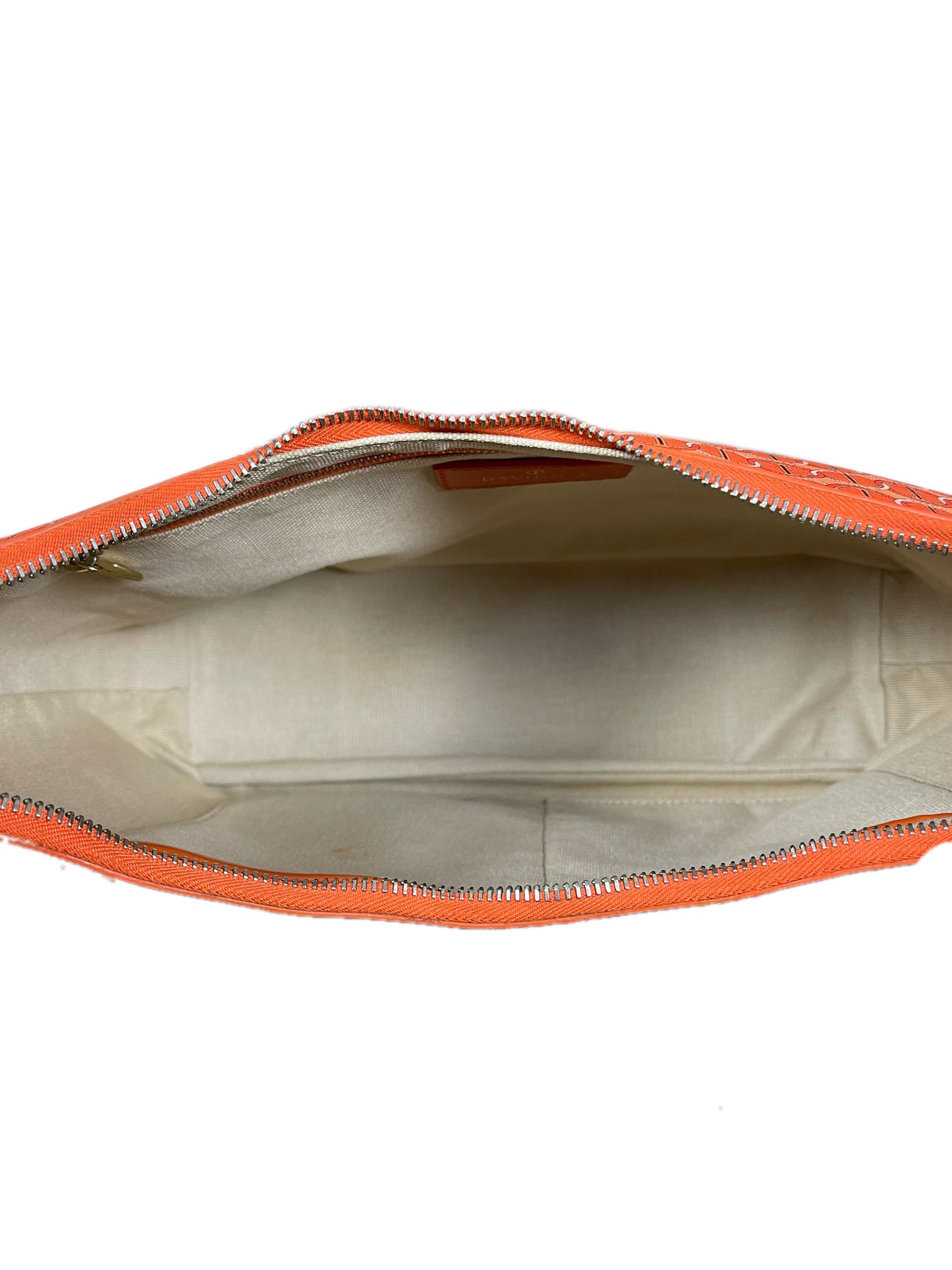 Davidoff Leather Shoulder Bag Orange