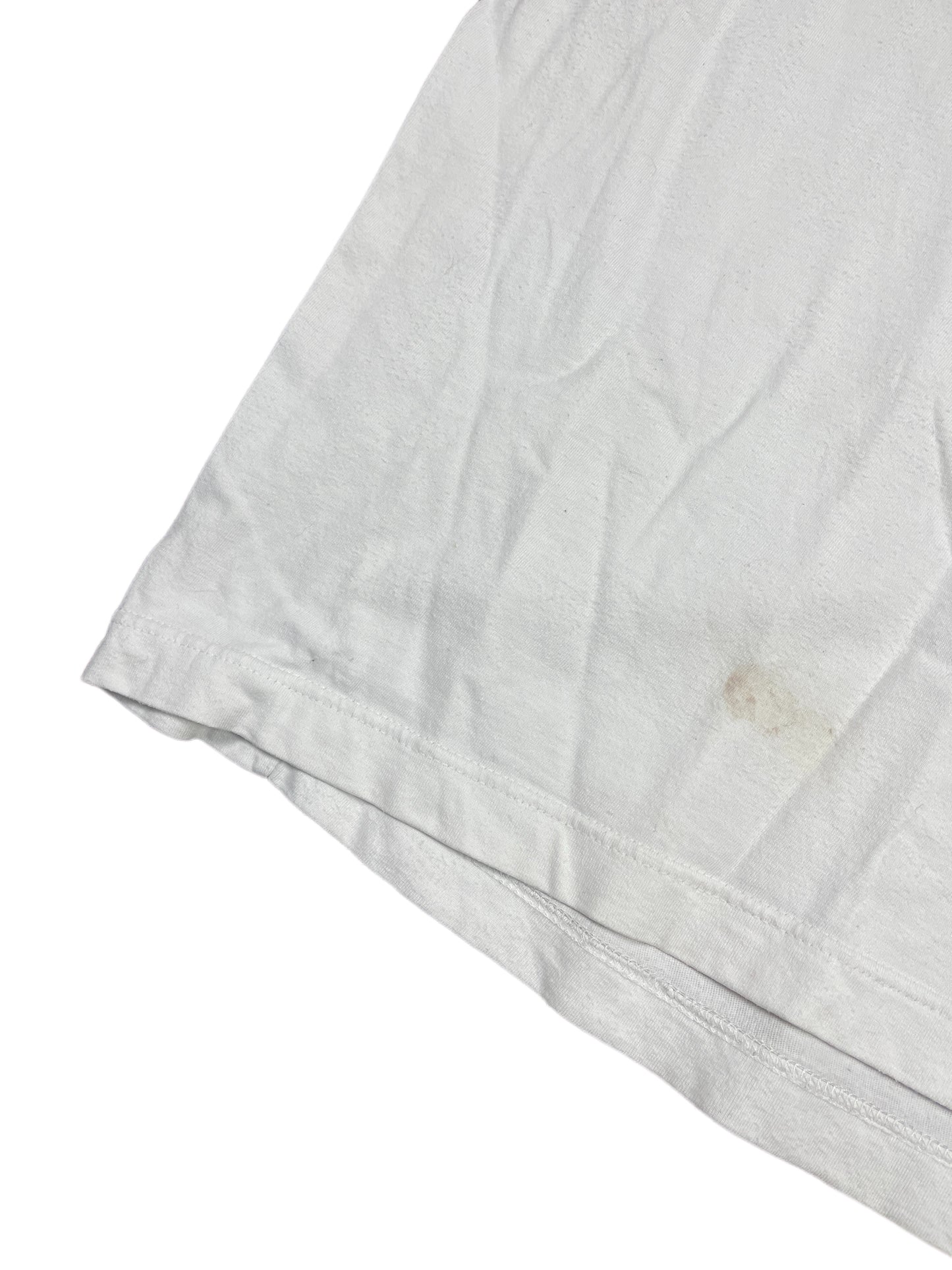 Vintage Adidas 1990s Boxy T-Shirt White Gray - XL