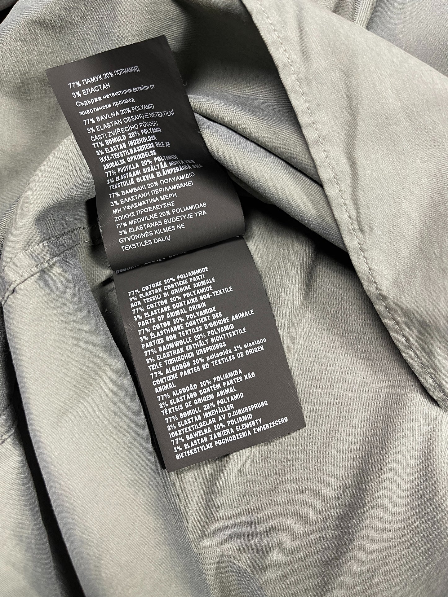 Ultra Rare Fondazione Prada 2017 Long Sleeve Shirt Gray - L