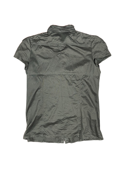 Mango Short Sleeve Top Khaki - M