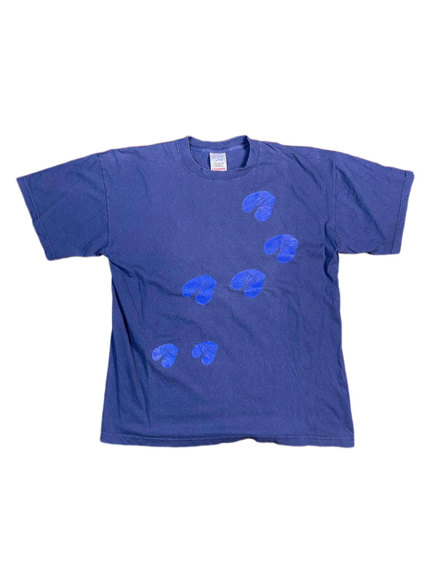 Vintage Camel World 1990s Screen Stars T-Shirt Navy - XL