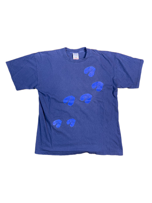 Vintage Camel World 1990s Screen Stars T-Shirt Navy - XL