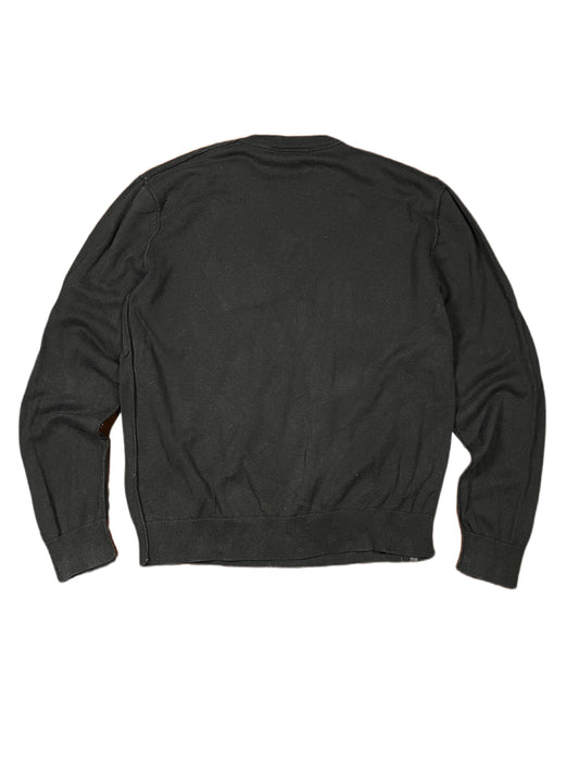 Y2k Quiksilver Knit Sweatshirt Black - L