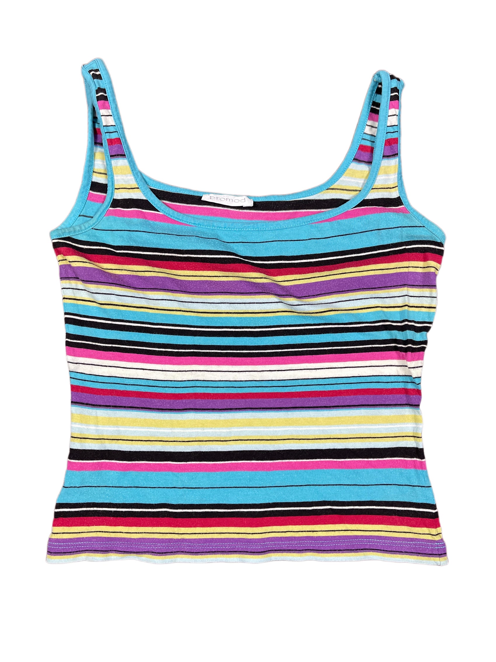 Y2k Promod Sleeveless Top Multicolor - L