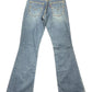 Y2k Levi's Flared Denim Pants Blue - S/M