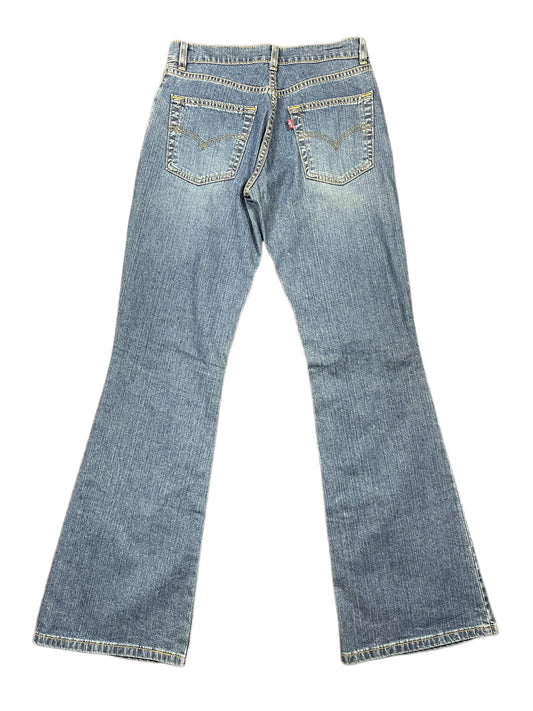 Y2k Levi's Flared Denim Pants Blue - S/M