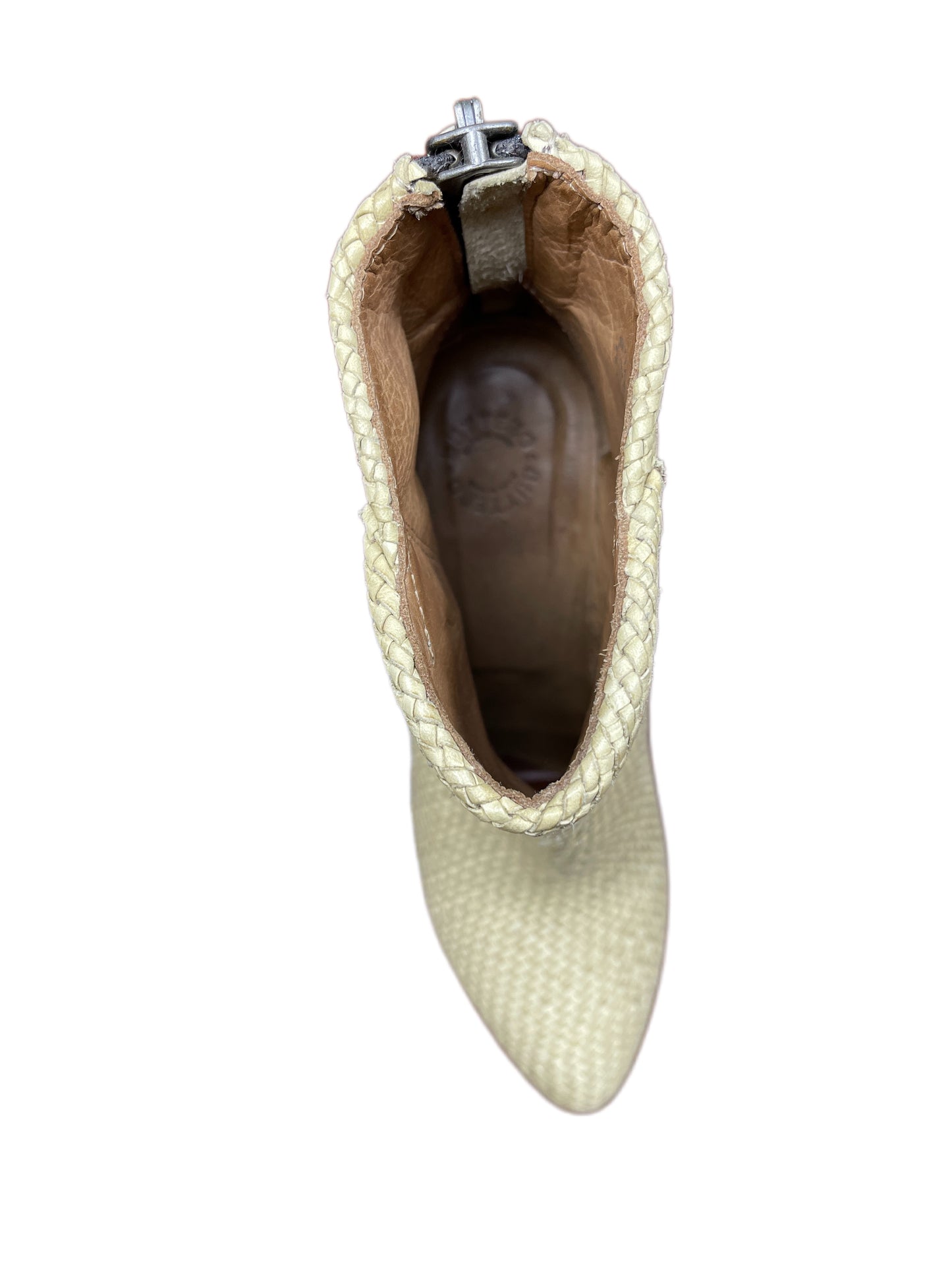 Buttero Low Cut Leather Boots Beige - 37