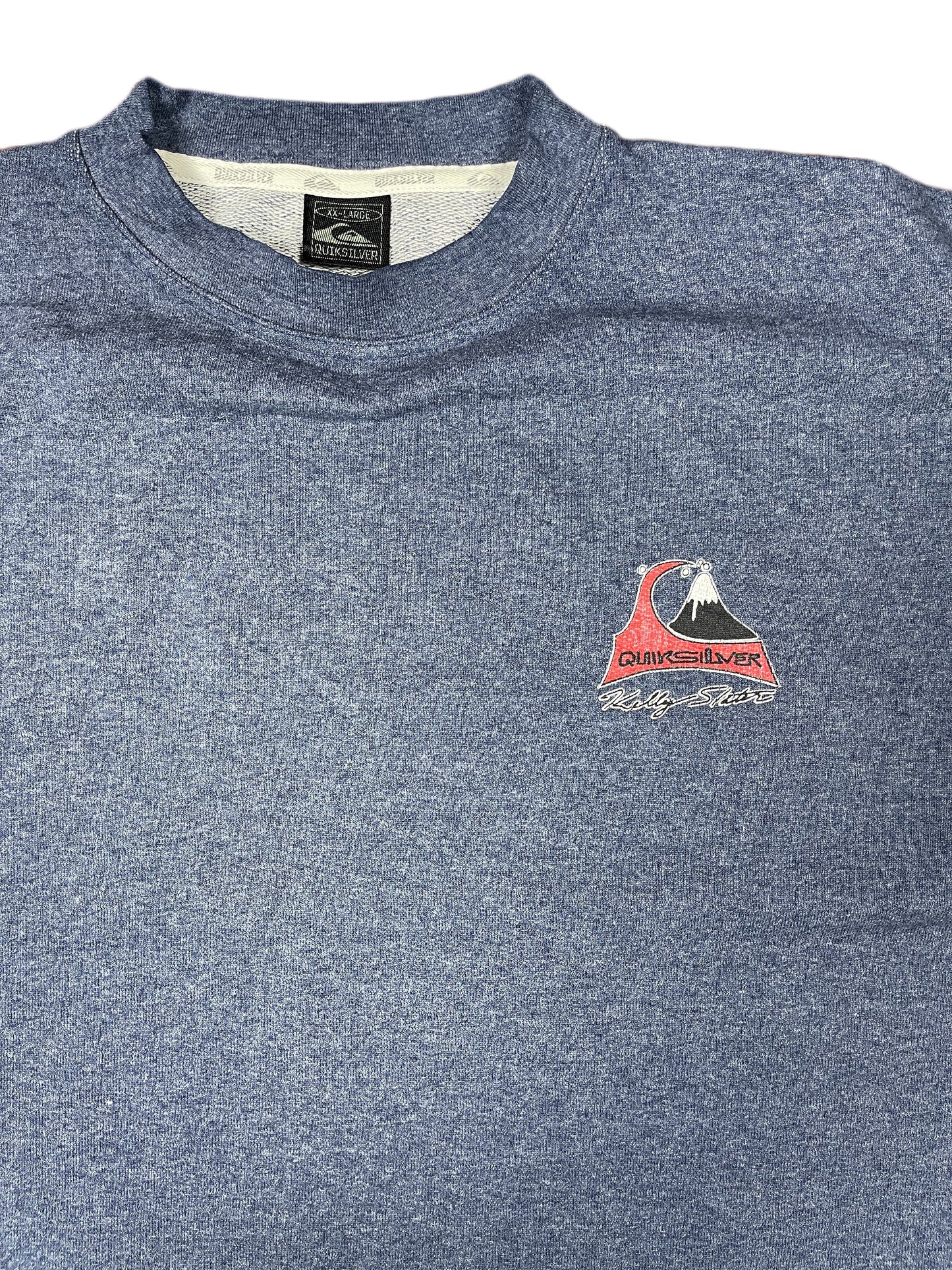 Y2k Quiksilver Sweatshirt Blue - XXL