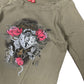 Y2k Esprit Long Sleeve Top Khaki - XS