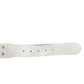 Y2k Playboy Plug Belt White 2004