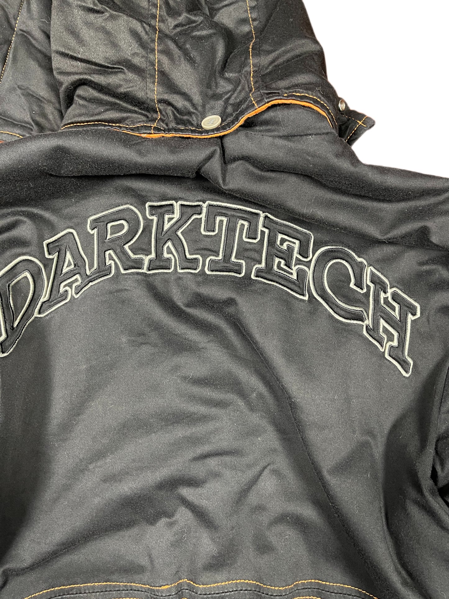Y2k Darktech Jacket Black Orange - S
