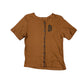 Vintage Short Sleeve Top Brown - M