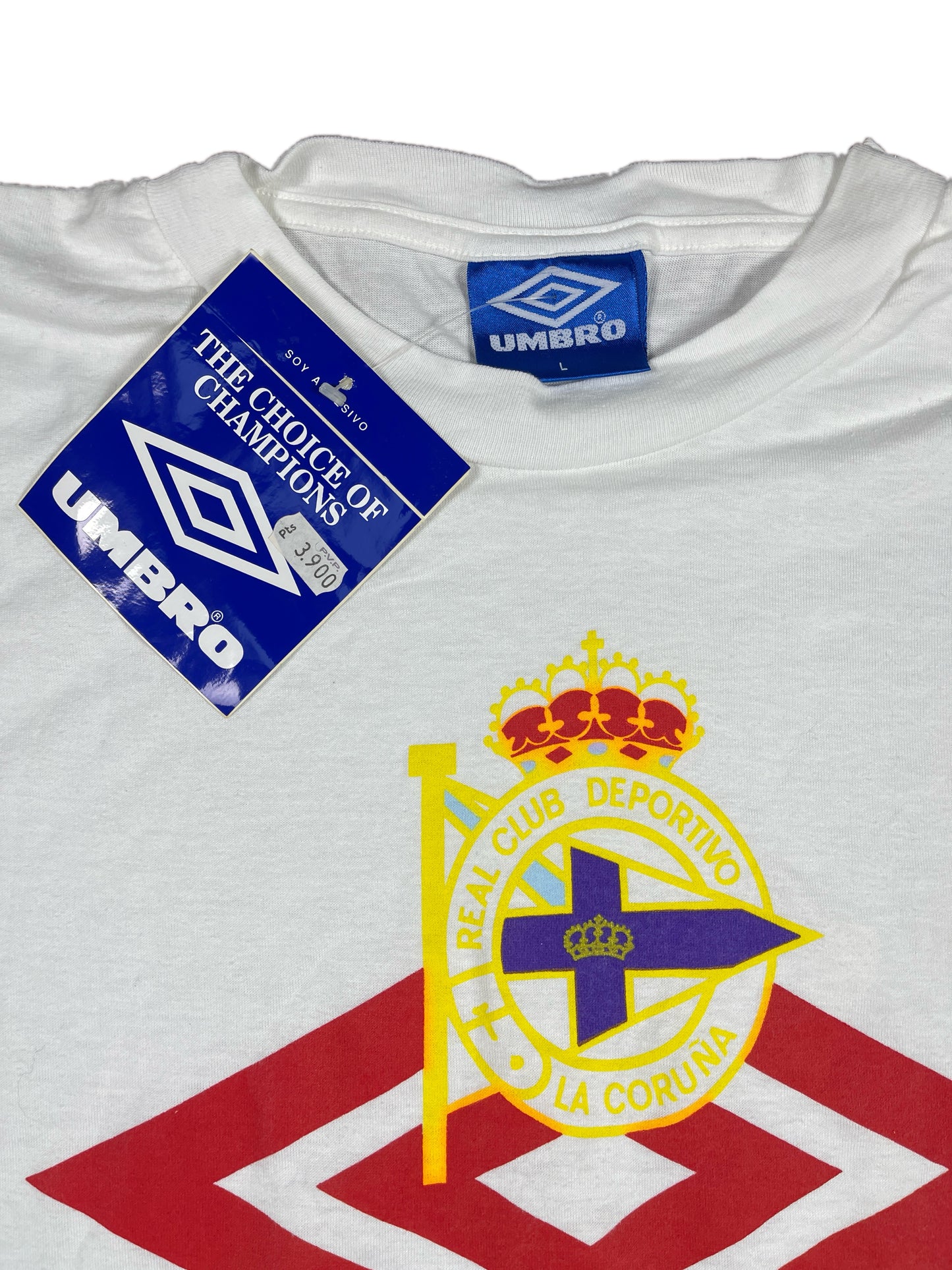 Vintage Umbro Deadstock T-Shirt White - L