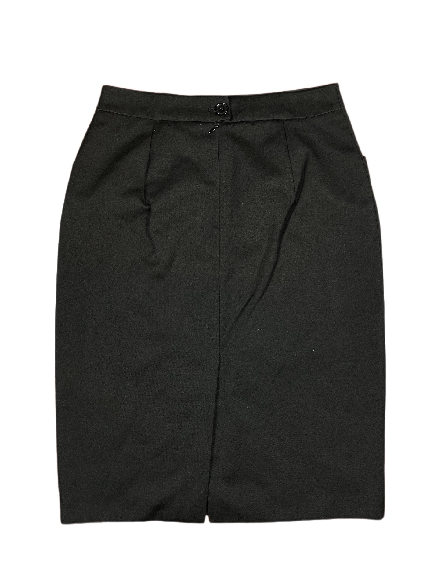 Vintage Burberry Skirt Black Gold - L