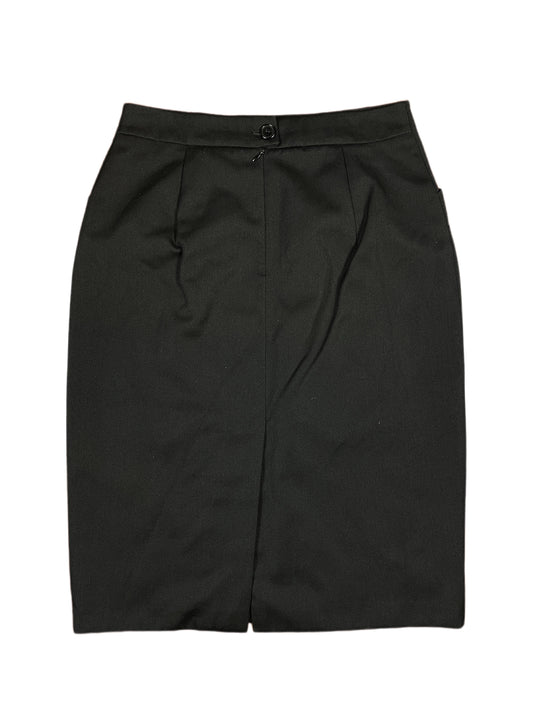 Vintage Burberry Skirt Black Gold - L