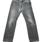 Vintage Levi's 501 Denim Pants Gray - M
