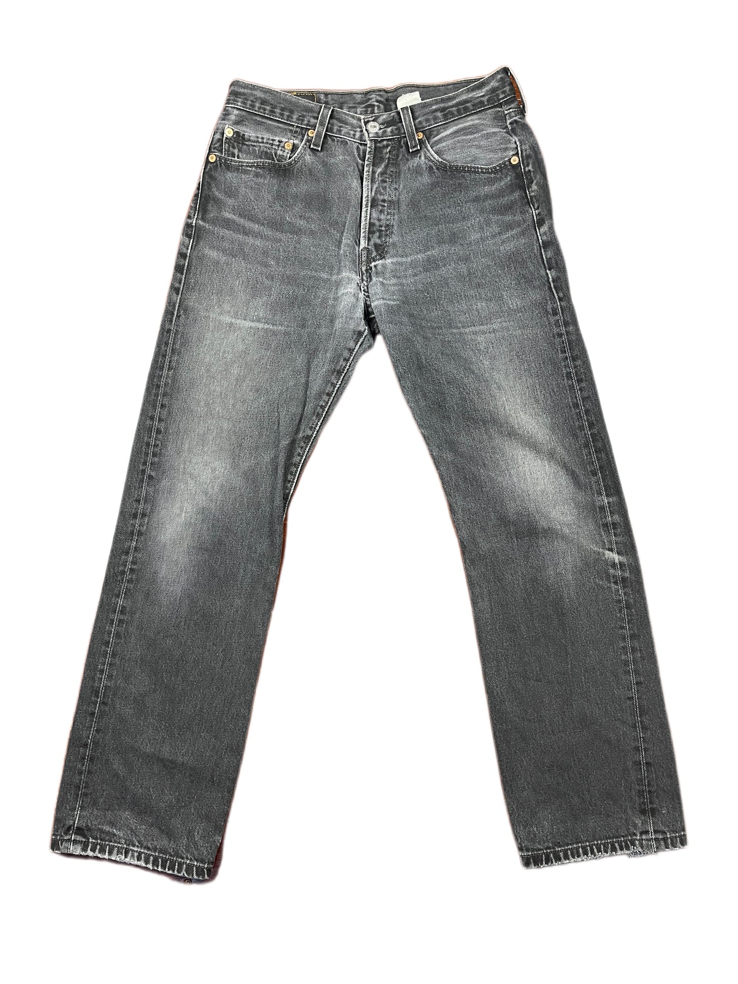 Vintage Levi's 501 Denim Pants Gray - M