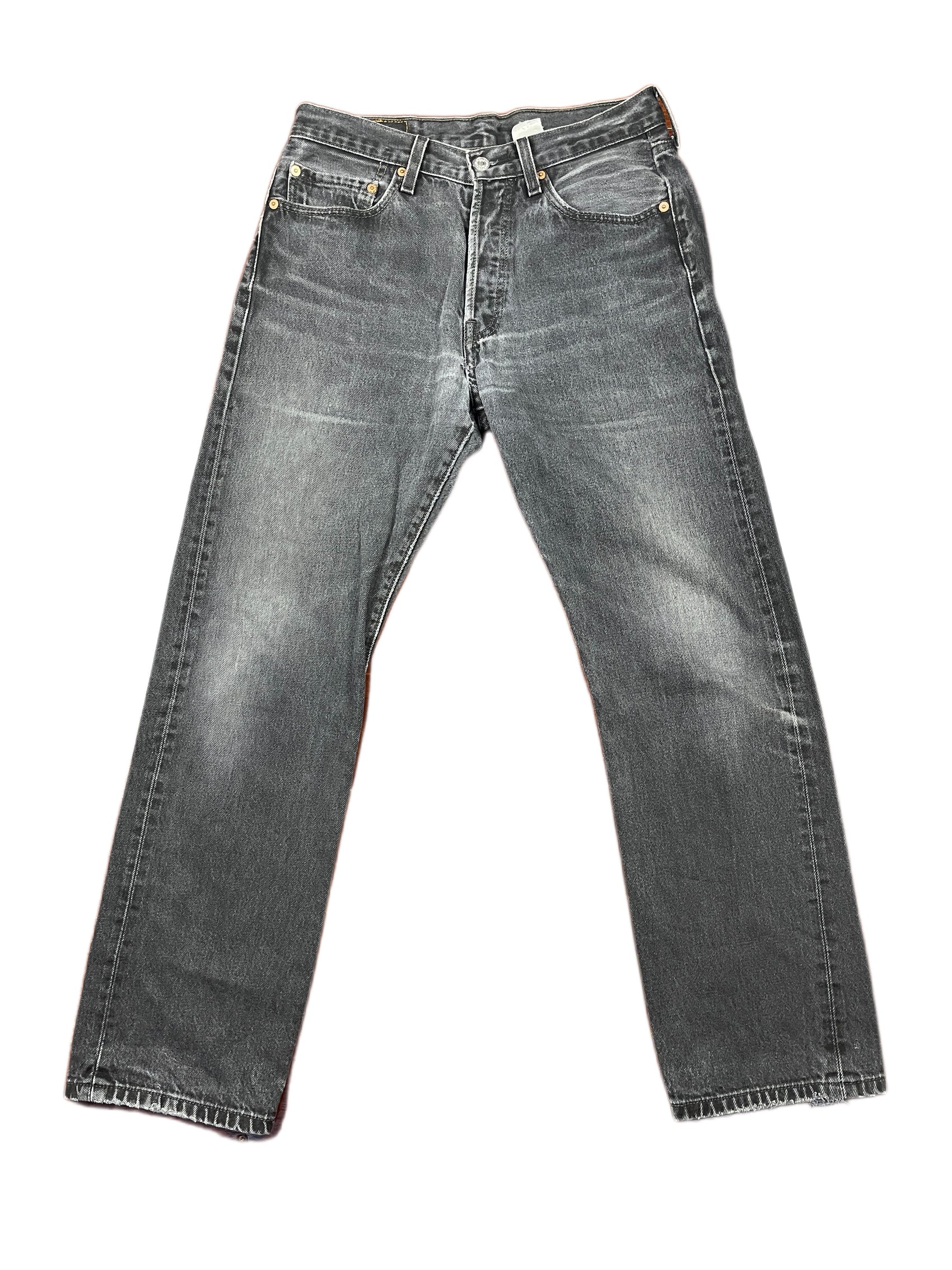 Vintage Levi's 501 Denim Pants Gray - M