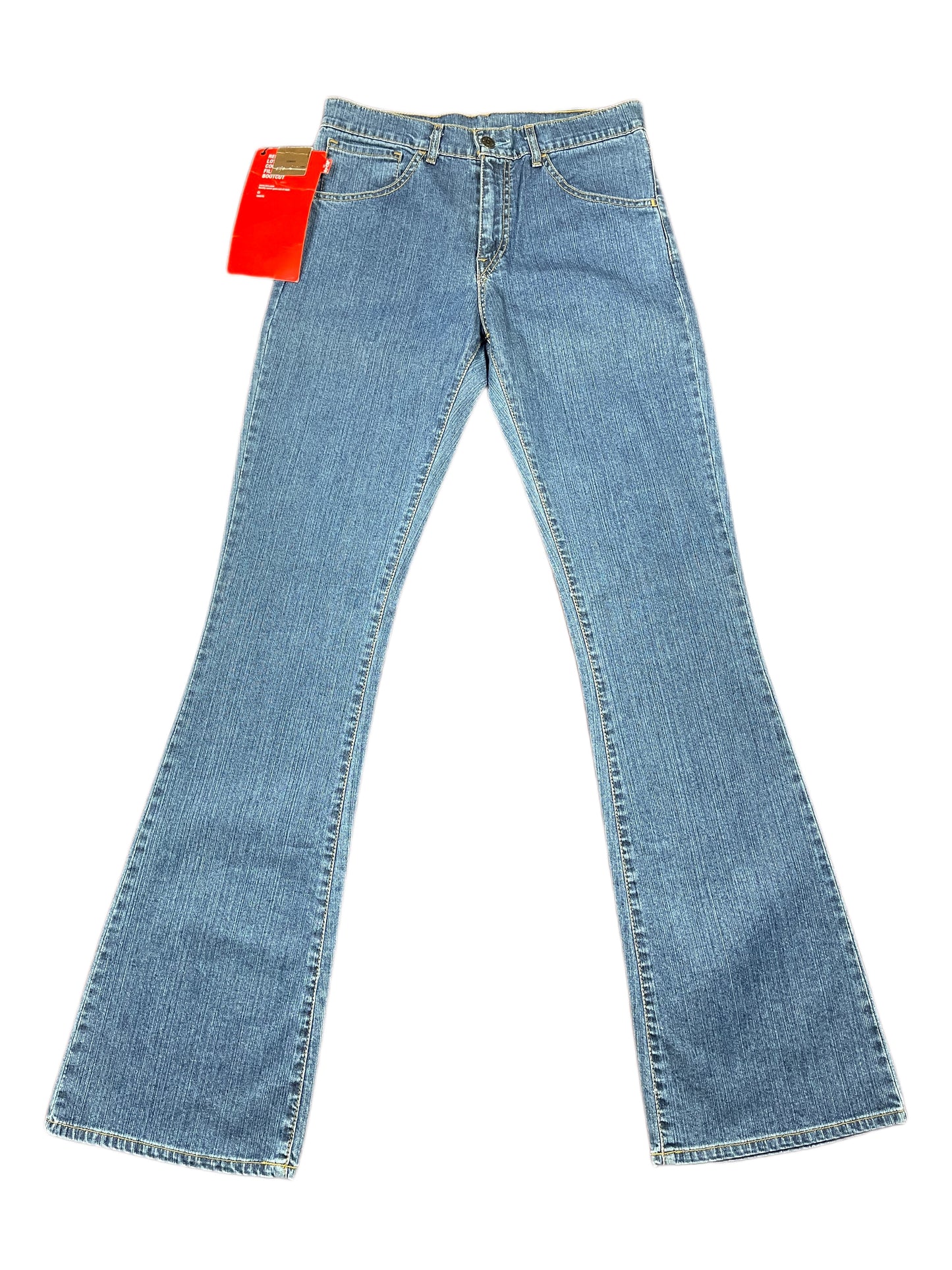 Vintage Levi's Flared Low Waist Denim Pants Blue - M
