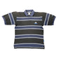 Vintage Adidas Polo Shirt Black White - L