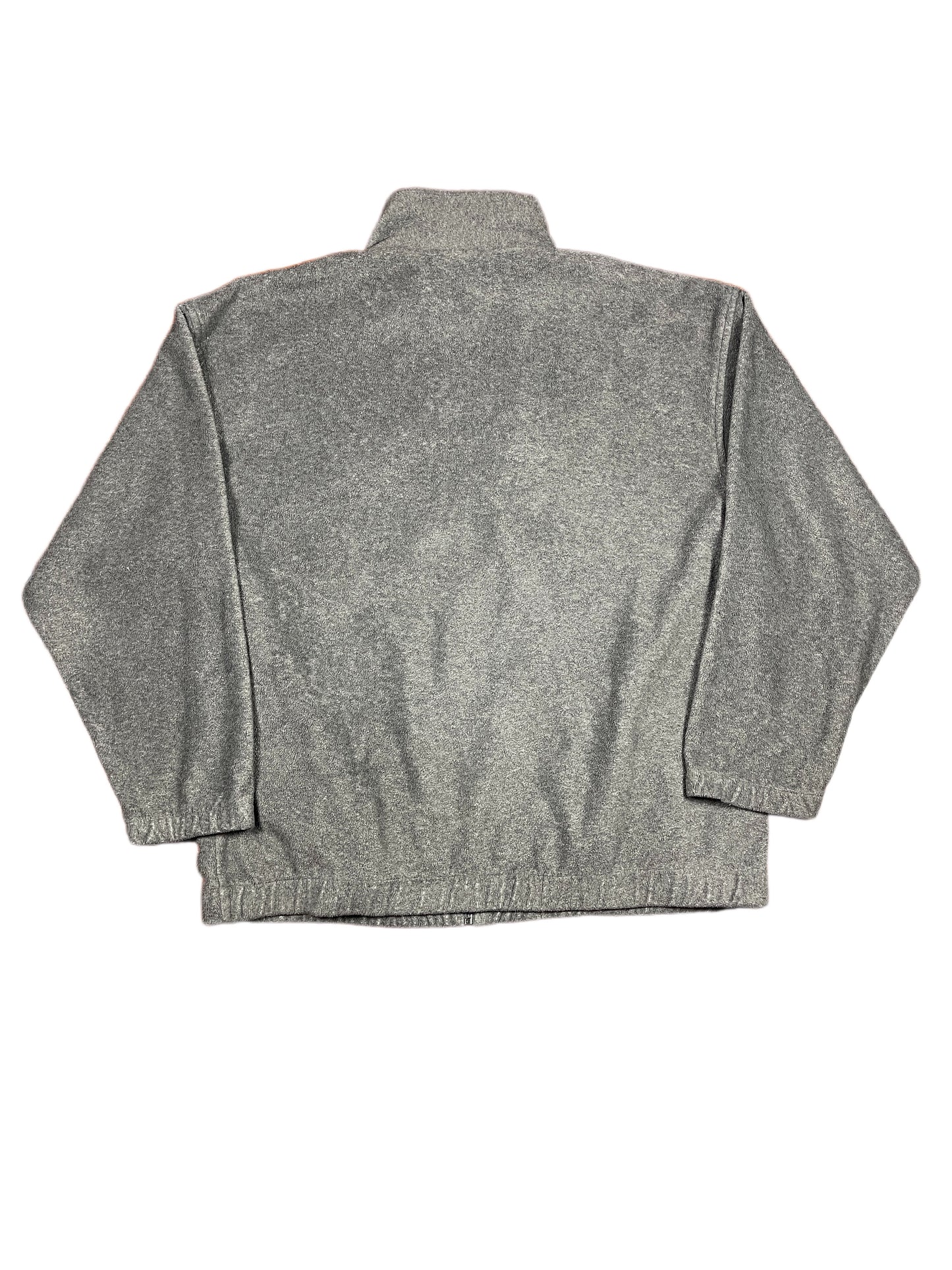 Vintage Screen Stars Fleece Zip Sweatshirt Gray - XL