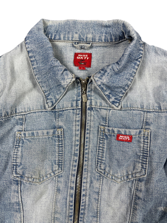 Y2k Miss Sixty Denim Jacket Blue - S