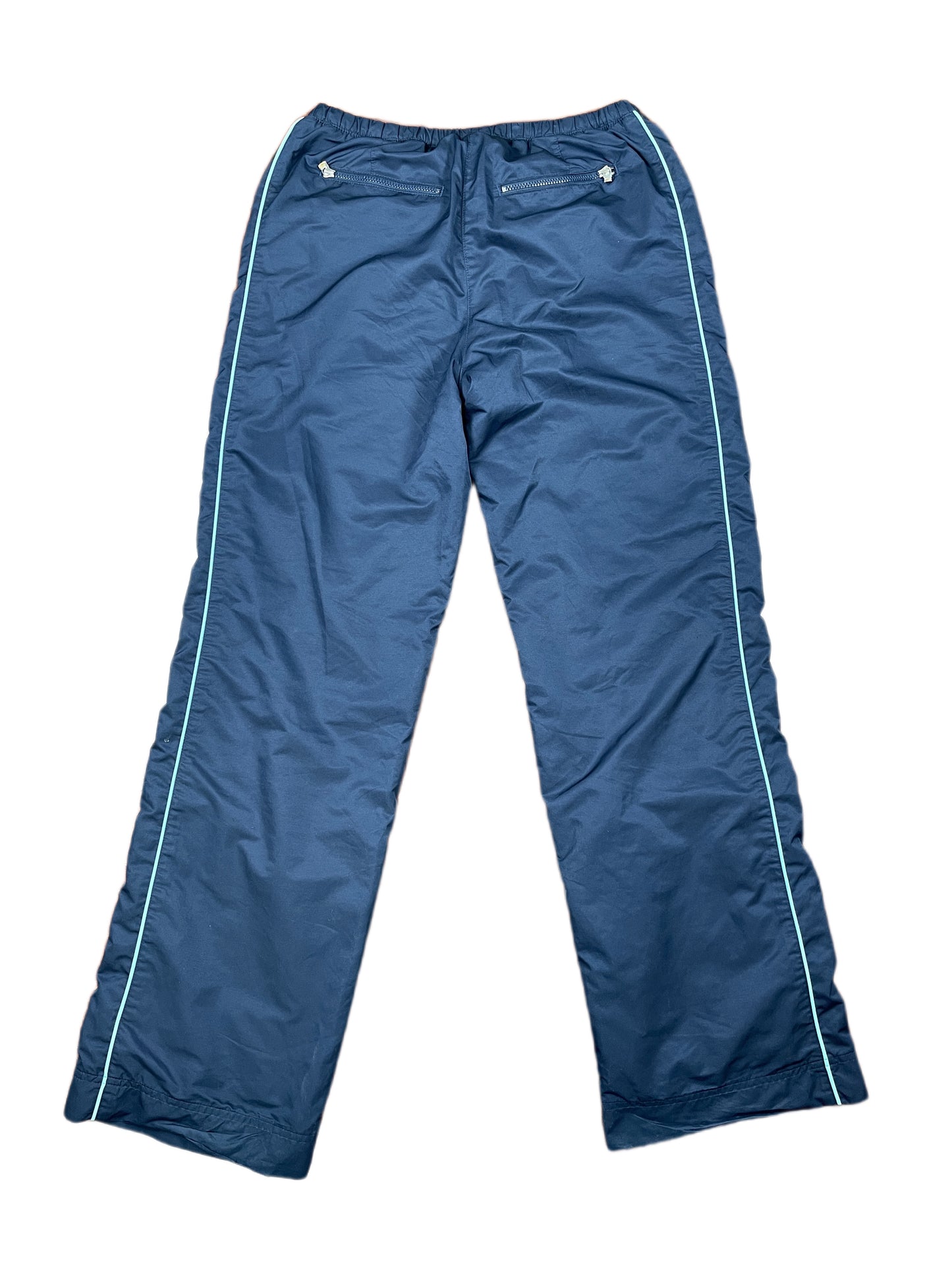 Y2k Nike Sport Pants Bootcut Blue - M