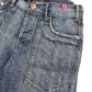 Y2k Caroche Bootcut Denim Pants Blue - S/M