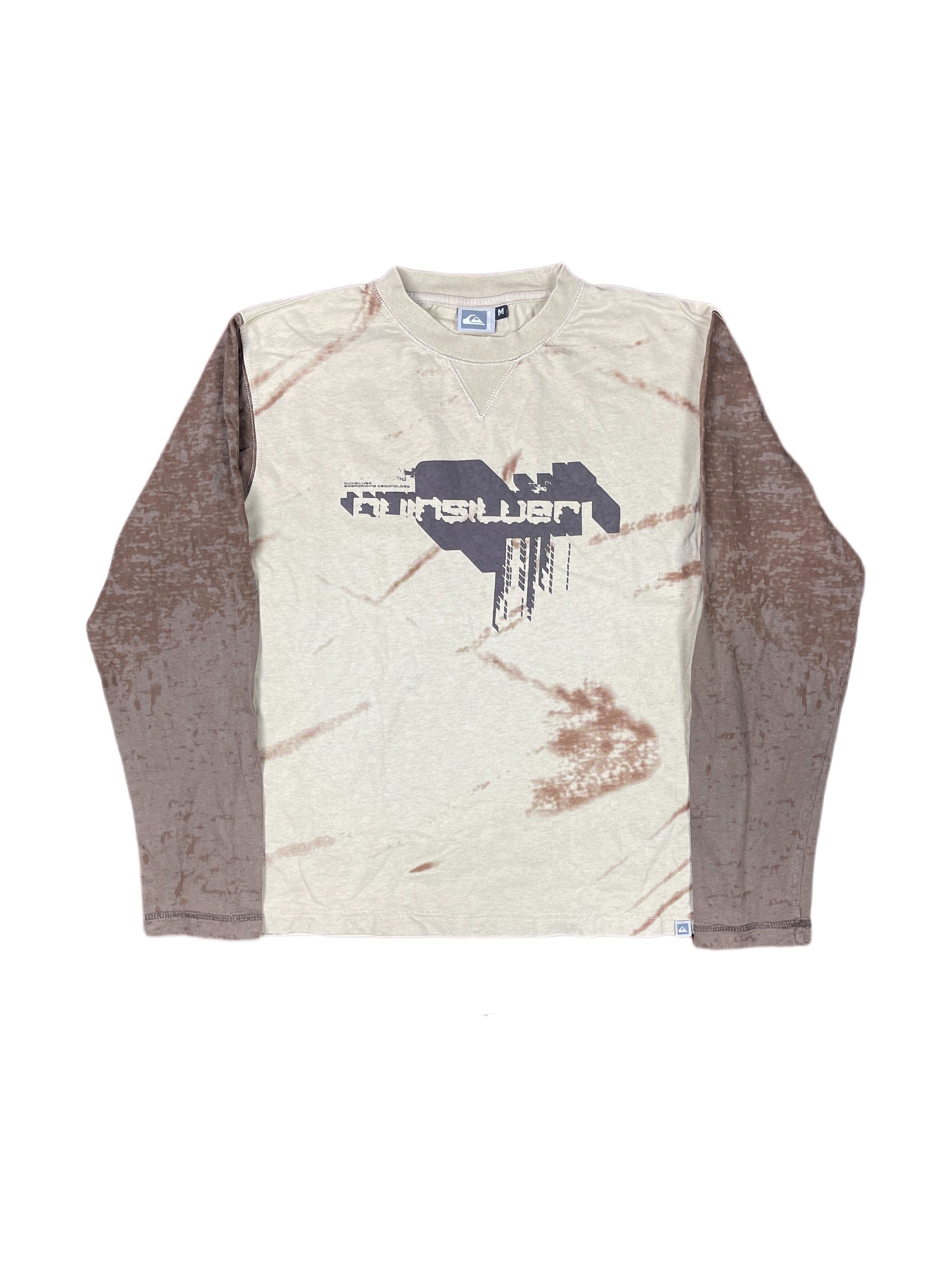 Y2k Quiksilver Longsleeve Brown - M