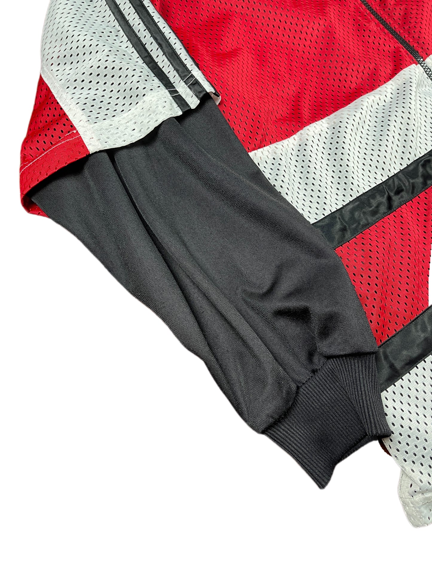 Vintage Adidas Sports Jacket Red Black White - XL