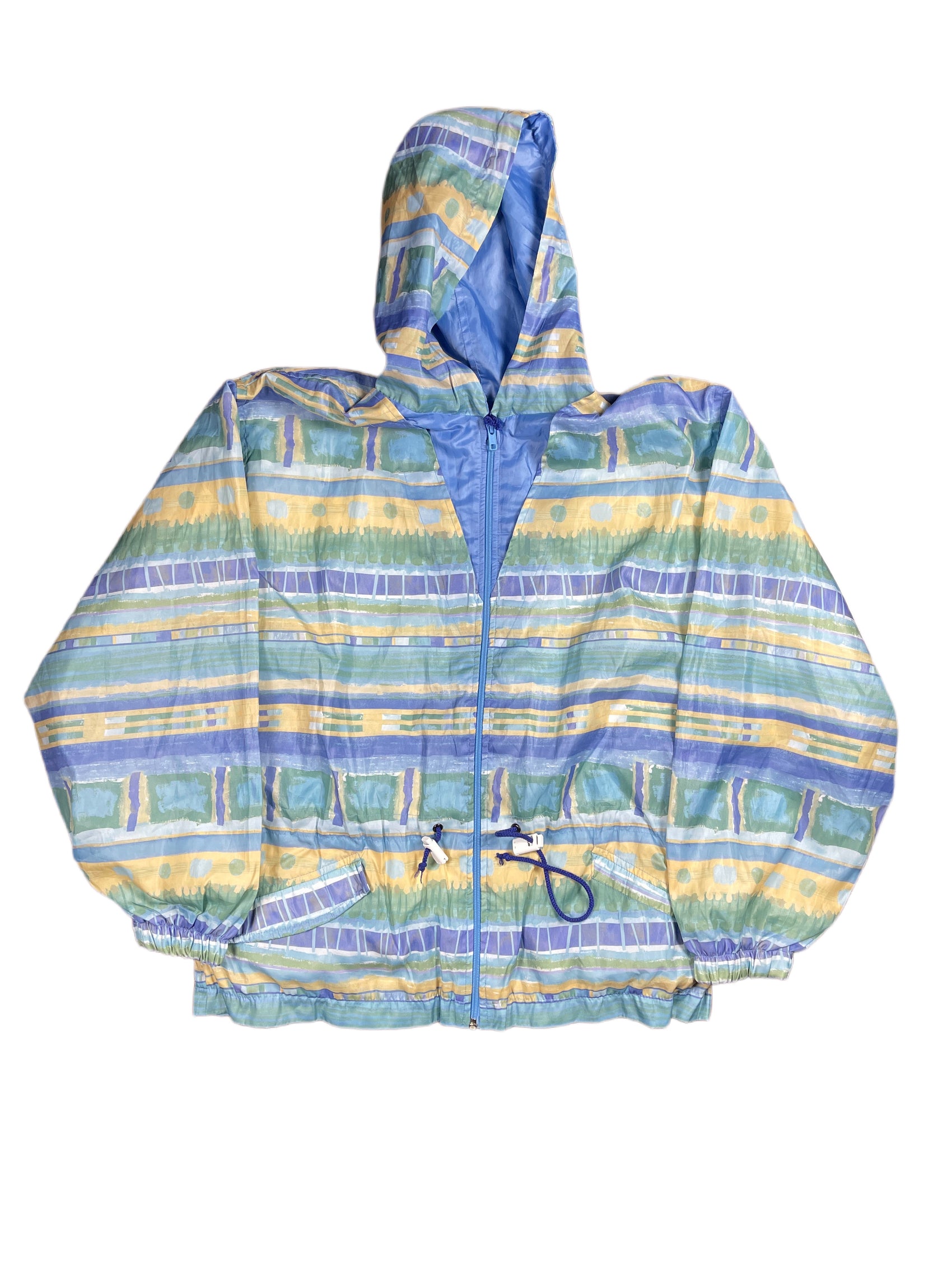 Vintage Janeiro Sport Jacket Blue Yellow - XS