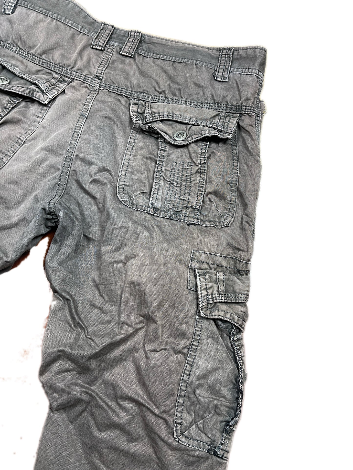 Y2k D.N.D. Cargo Pants Brown - XXL