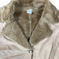 Vintage Faux Fur Coat Beige - M