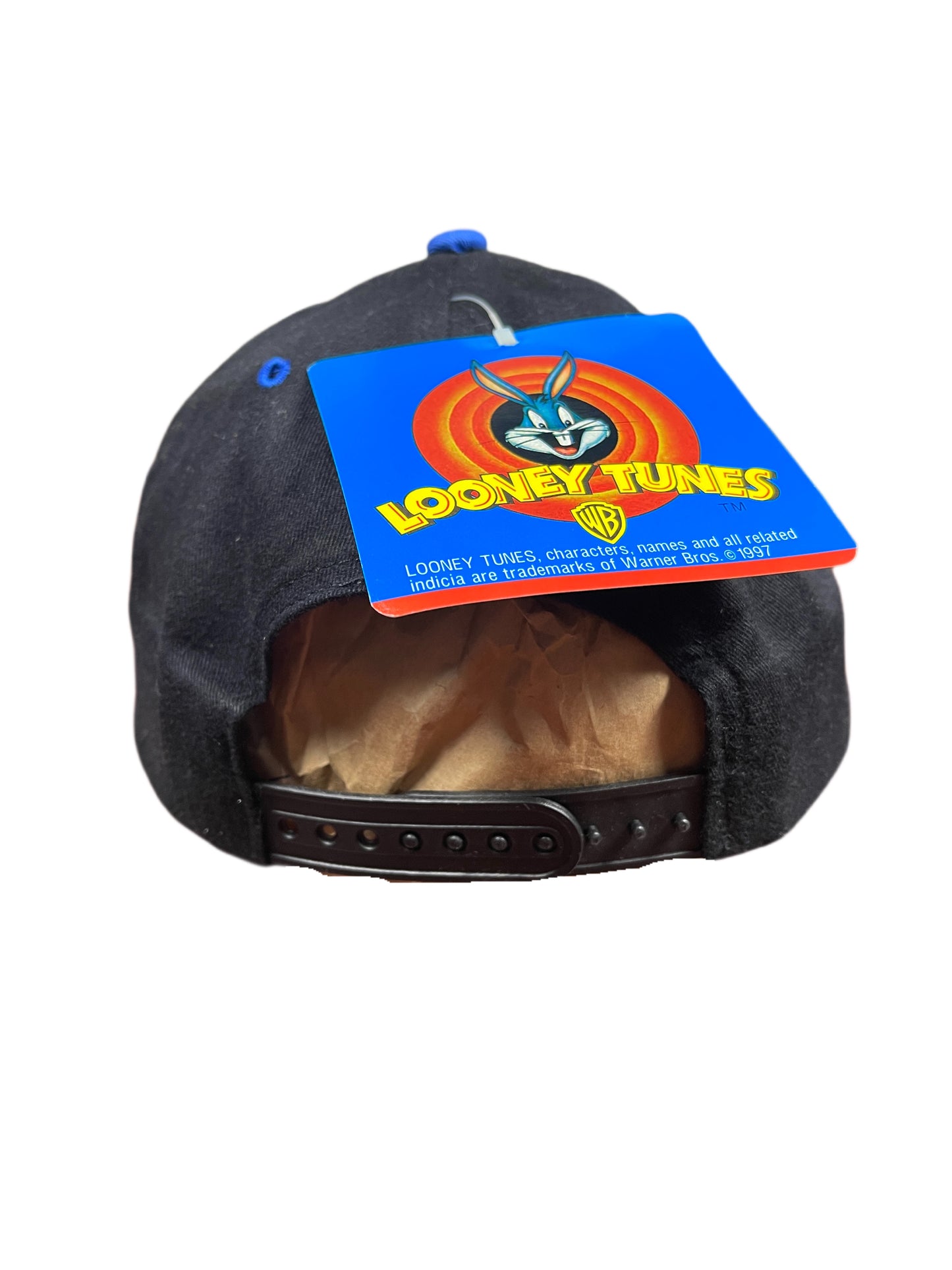 Vintage Tweety 1997 Looney Tunes Warner Bros Cap Blue Black