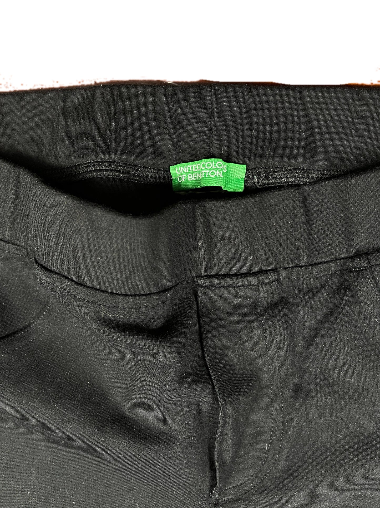 Benetton Stretchy Pants Black - M