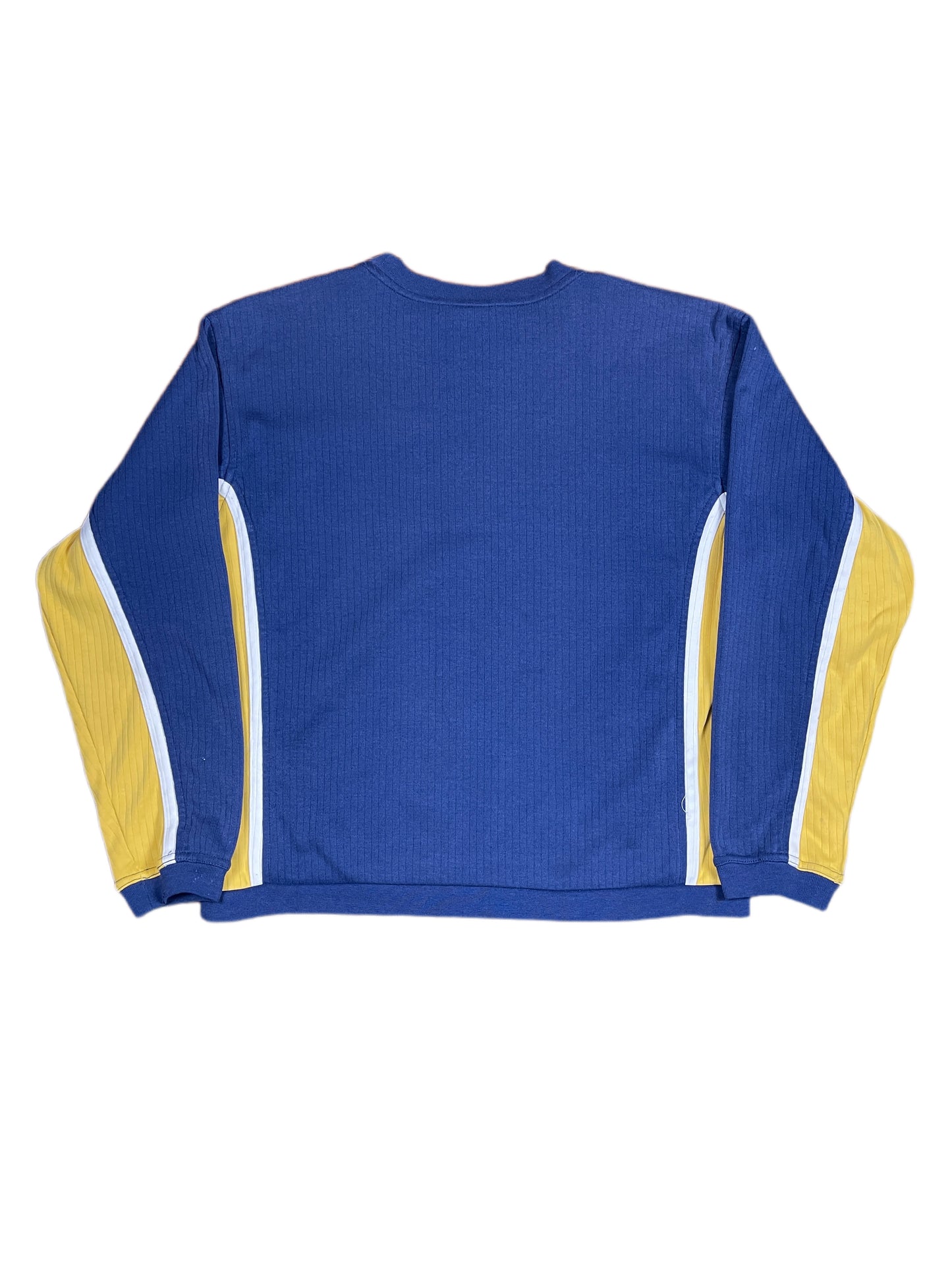 Vintage 1990s Nike Thin Sweatshirt Navy Yellow M