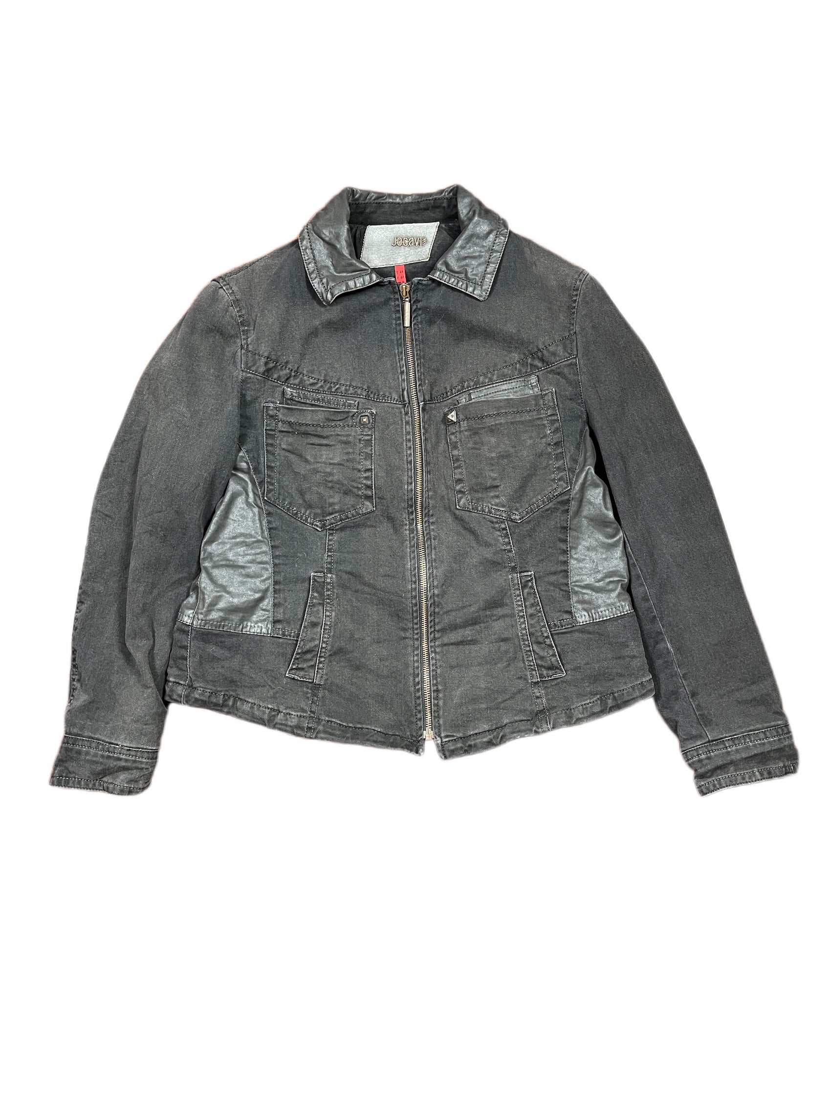 Y2k Jocavi Denim Jacket Black - XL