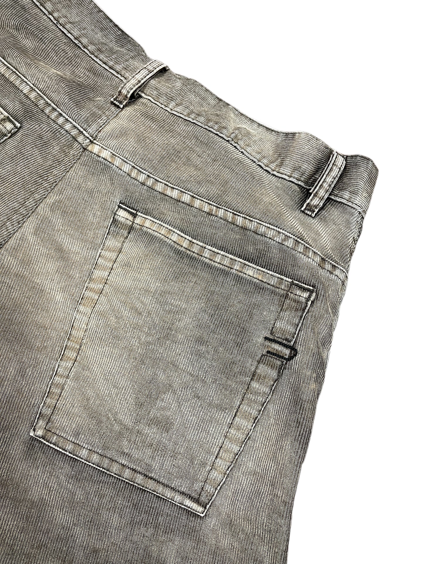 Y2k Diesel Bootcut Flared Corduroy Pants Brown - M
