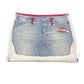 Y2k Replay Denim Skirt Blue White - M