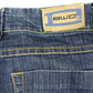 Y2k Bwd Denim Pants Flared Blue - S