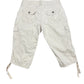 Y2k Arizona Ean Low Waist Capri Pants Beige - L