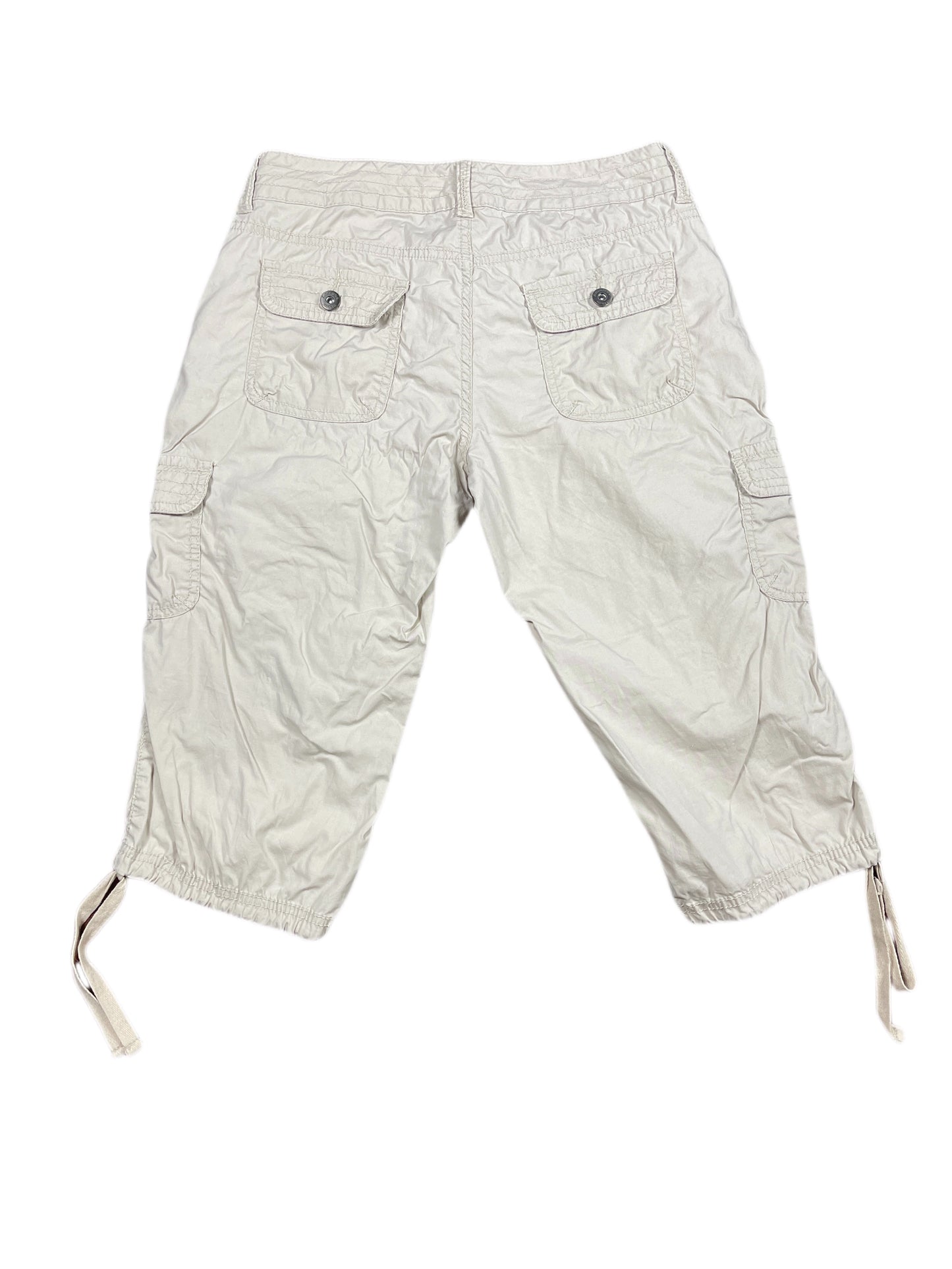 Y2k Arizona Ean Low Waist Capri Pants Beige - L