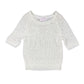 Rene Derhy Knitted Short Sleeve Sweatshirt White - S