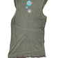 Y2k Desigual Sleeveless Top Khaki - XL